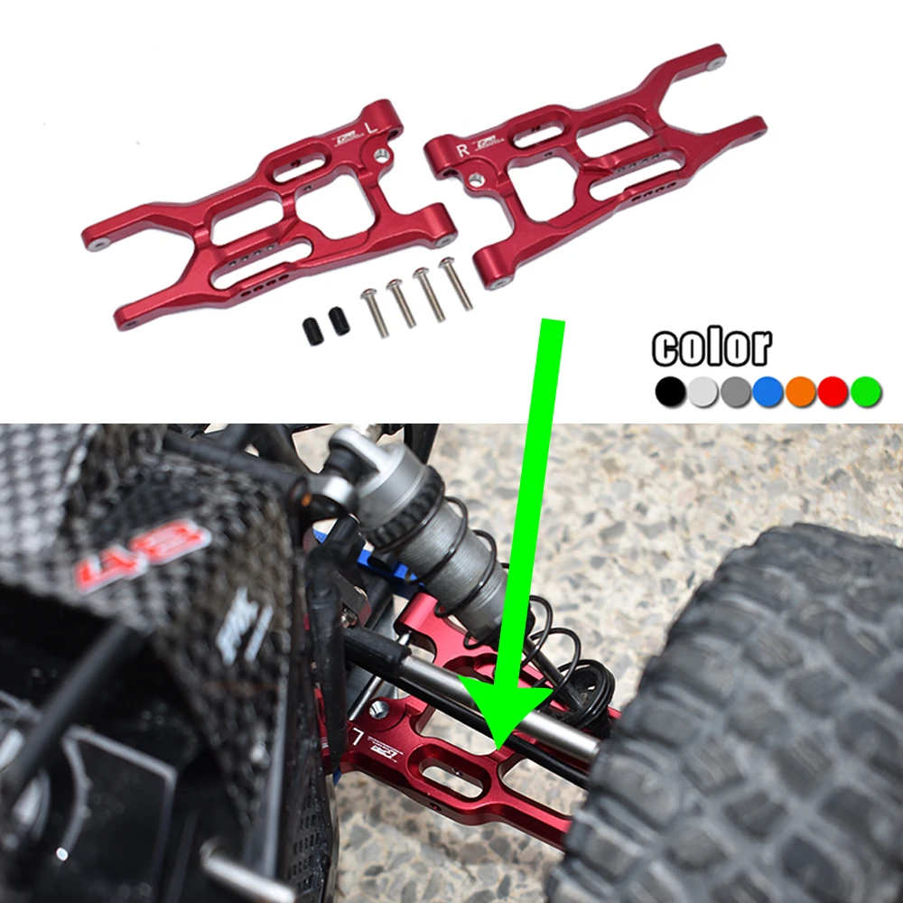 

GPM Metal aluminum alloy Rear Lower swing arm Rear A arm #LOS234017 for LOSI 1/10 LASERNUT TENACITY ULTRA 4 ROCK TACER LOS03028