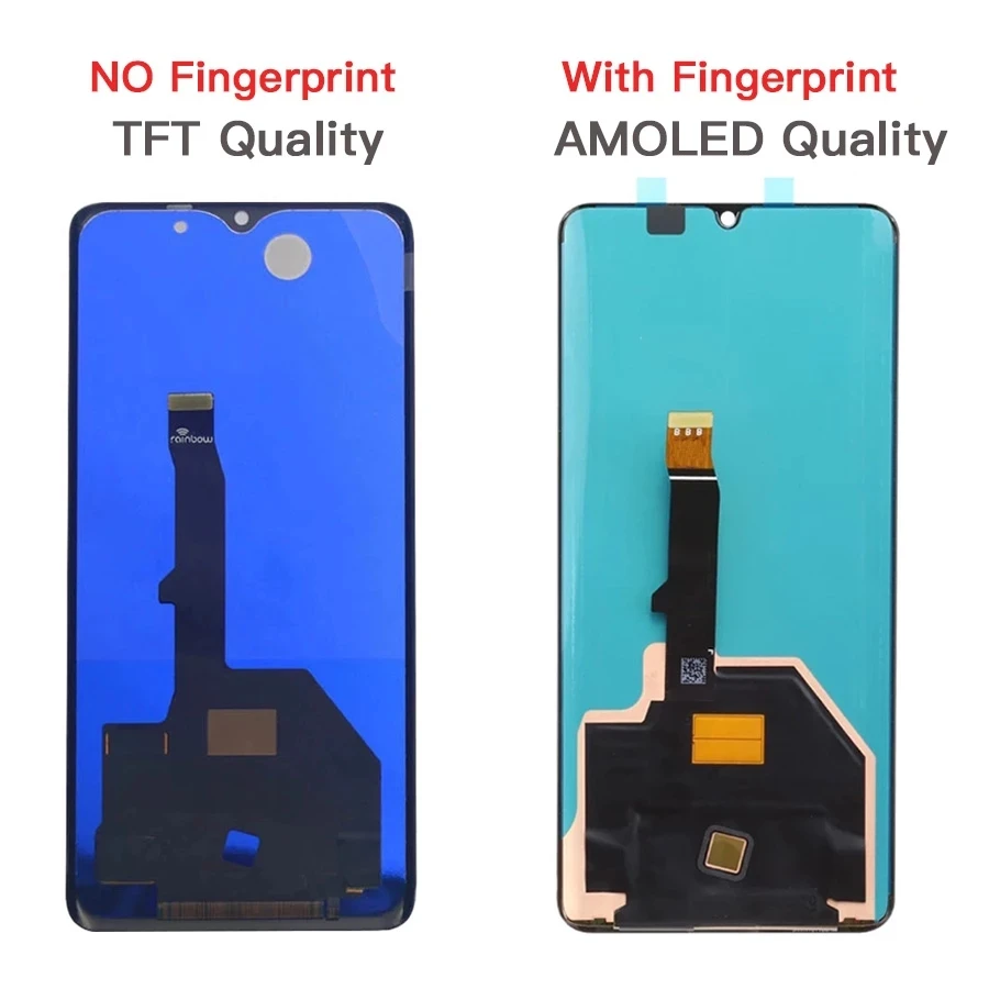 6.47 "SCHERMO AMOLED Display Originale Per Huawei P30 Pro P30Pro Display LCD Touch Screen Digitizer Assembly VOG-L29 VOG-L09 VOG-L04 LCD