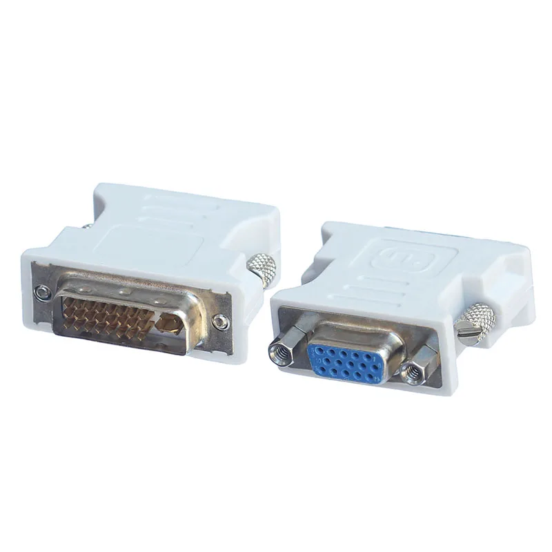 DVI to VGA connector DVI-I to VGA male to female Adapter Convert for computer