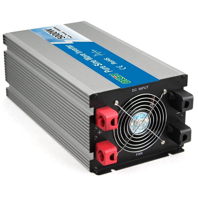 High efficiency 5000W pure sine wave power inverter DC 24V to AC 110/220/230V solar inverter