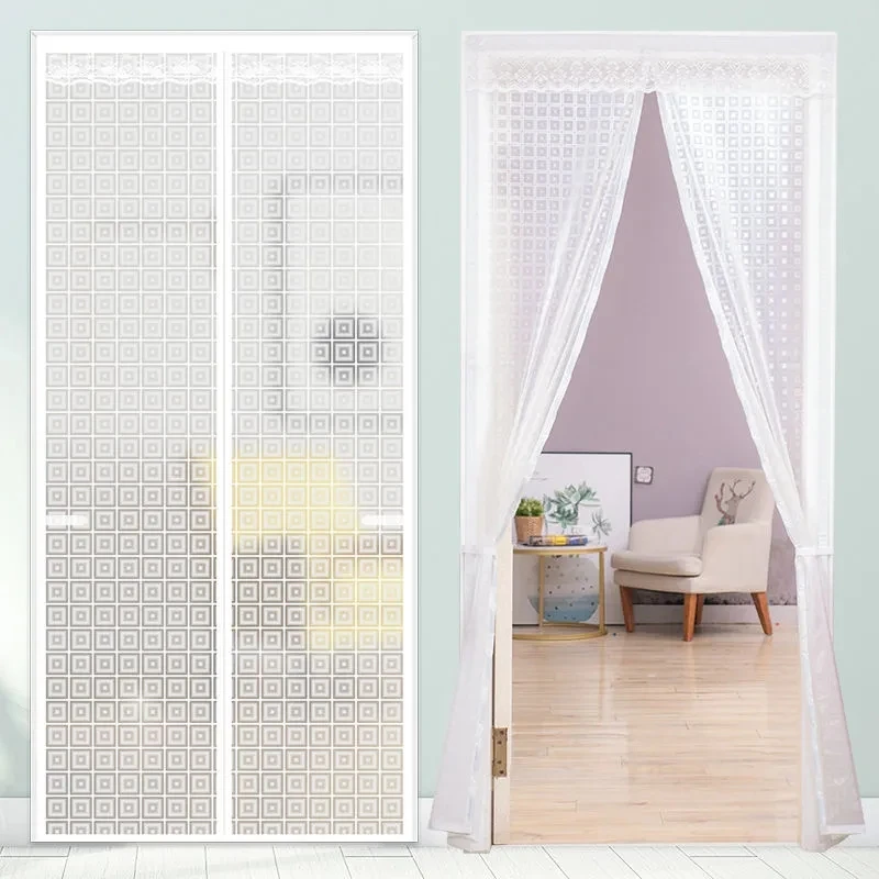 

Self-Absorbent Transparent Air-Condition Curtain Can Protect Against Cold And Wind Use In Bedroom Kitchen To Prevent Oily Smoke