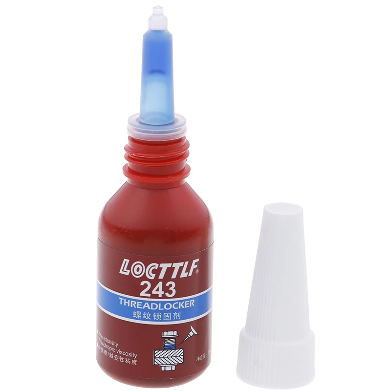 10Ml กาวสกรูล็อคเกลียว Agent Anaerobic Adhesive 243กาวน้ำมันความต้านทาน Fast Curing ขายร้อนกาวสำหรับยึดสกรู