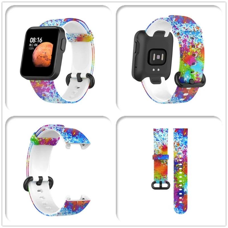 سوار بديل من السيليكون لساعة Xiaomi Mi Watch Lite ، سوار ملون لساعة Redmi Mi Watch Lite Sma ، الإصدار العالمي