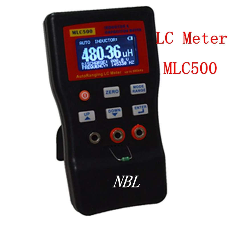 High Precision Digital Capacitance Inductance Meter Auto-ranging Component Tester 500KH LC RC Oscillation Inductance Multimeter