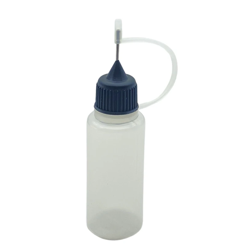 

100pcs Empty Container 15ml Plastic Dropper Bottle With Metal Needle Cap Essential Oil Liquid Vial