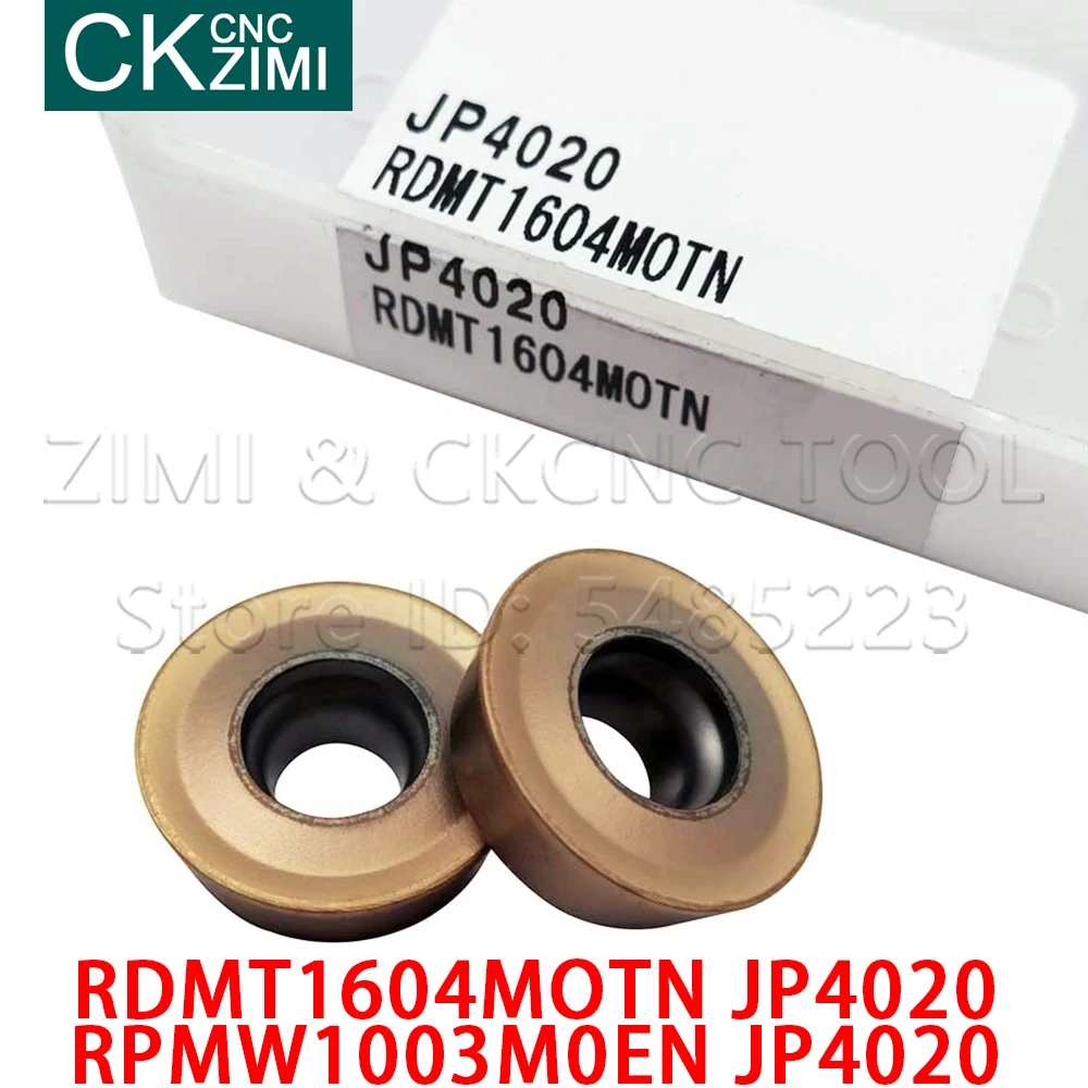 RPMW1003M0EN RDMT1604MOTN JP4020 R5 R6 Round milling tool Carbide inserts CNC tools RPMW RDMT lathe wood Turning milling inserts