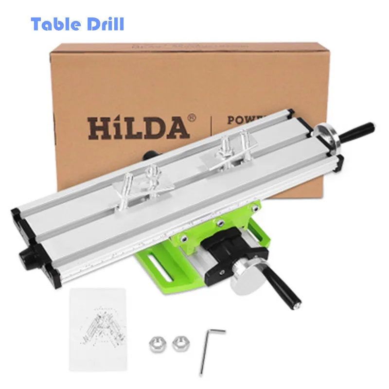 

Mini Precision Milling Machine Worktable Bench Drill Vise Fixture Work table Adjustment Coordinate Table Tool