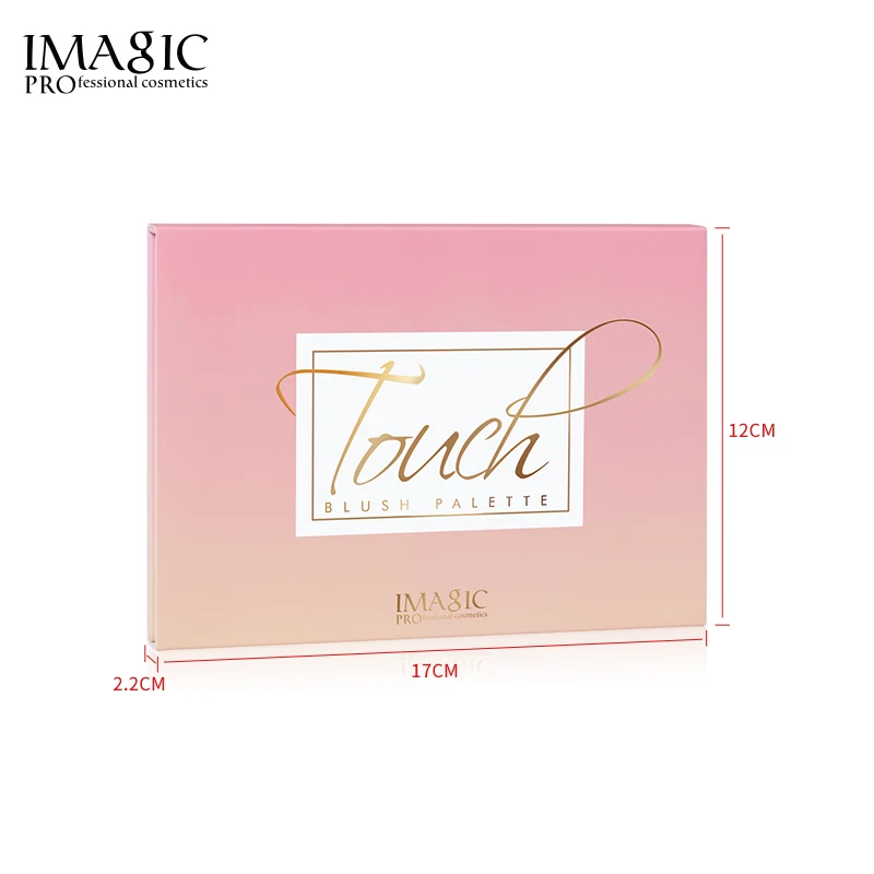 Imagic Blush Palet Make-Up Professionele Wang Blush Parel Oranje Pigment Hoge Kwaliteit Schoonheid Cosmetische Roze Blush 6 Kleuren