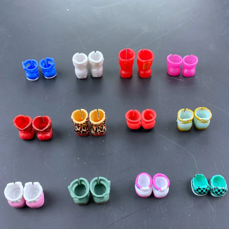 5/10Pairs doll Original Shoes  Accessories Set for 8 cm Big Sister Dolls Kid Birthday Gift Toy