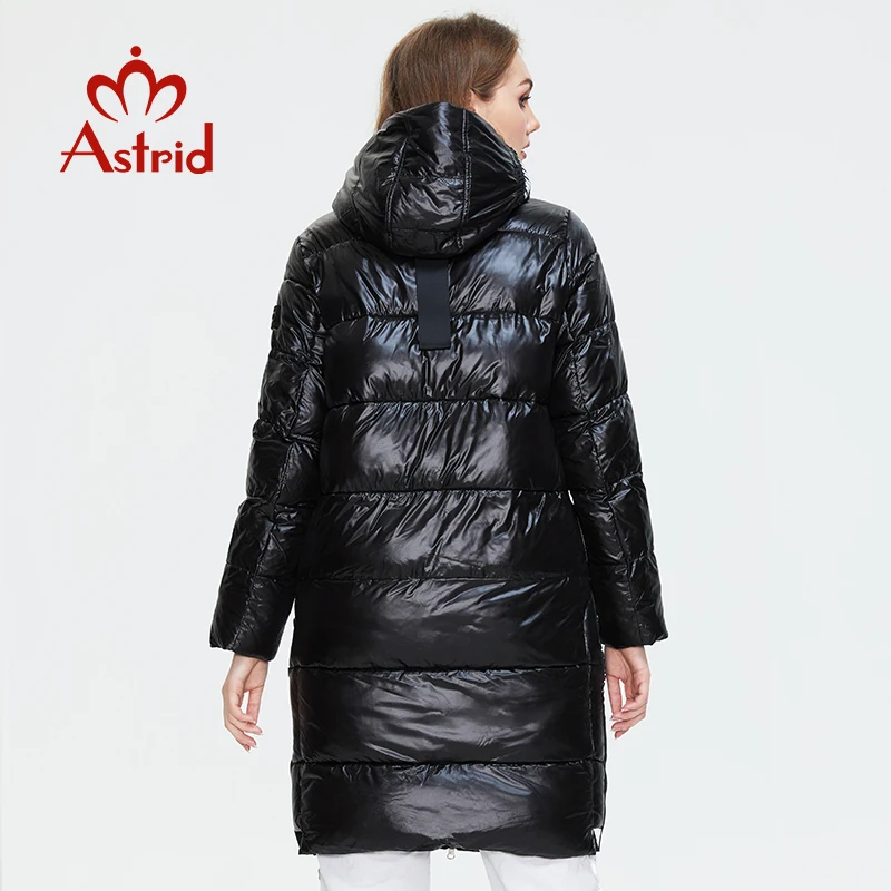 Astrid 2022 Winter new jacket women parkas female with hooded Zipper fashion soft style warm long coats for women high quality