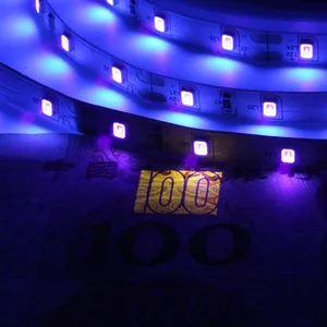 12 V Ultraviolette Strahlen 395-405nm UV LED Das 5050 2835 SMD-Streifenlicht. Hauptverkäufe LED Tape UV - №5