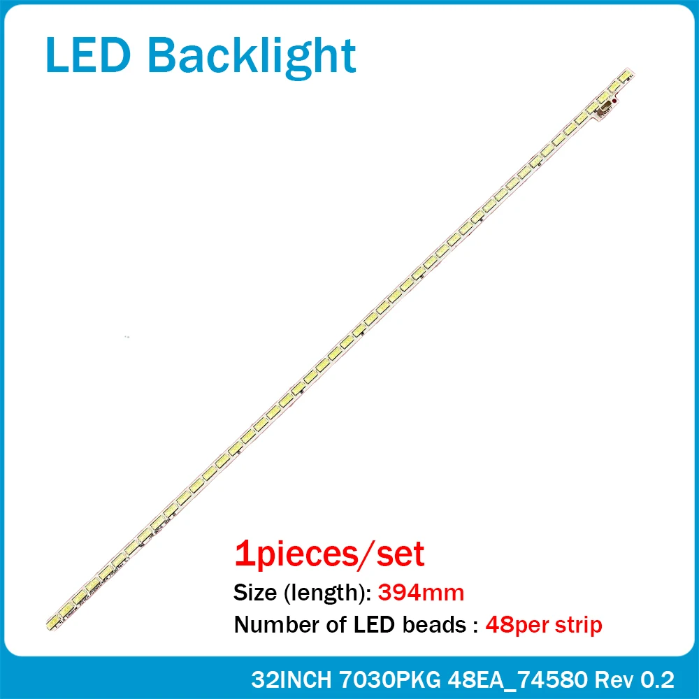 394mm LED Backlight Strip 48 Lamp for LG Innotek 32INCH 7030PKG 48EA_74580 T320HVN01.2 TX-LR32EM5A T320HVN01.5 320TA0I 320TA01