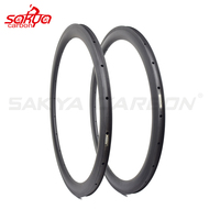 700C Carbon Bike Rims 38mm 50mm 45mm 60mm 88mm Depth 25mm Width Clincher Tubeless Carbon Rims