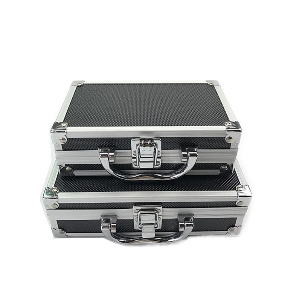 Aluminum Alloy Tool Box Portable Car Tool Box Maintenance Equipment Safety Storage Suitcase Instrument Storage Impact Resistant