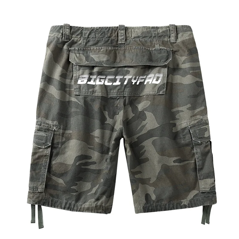 Camouflage Camo Cargo Shorts Men 2020 New Mens Casual Shorts Male Loose Work Shorts Military Short Pants Plus Size Beach Shorts