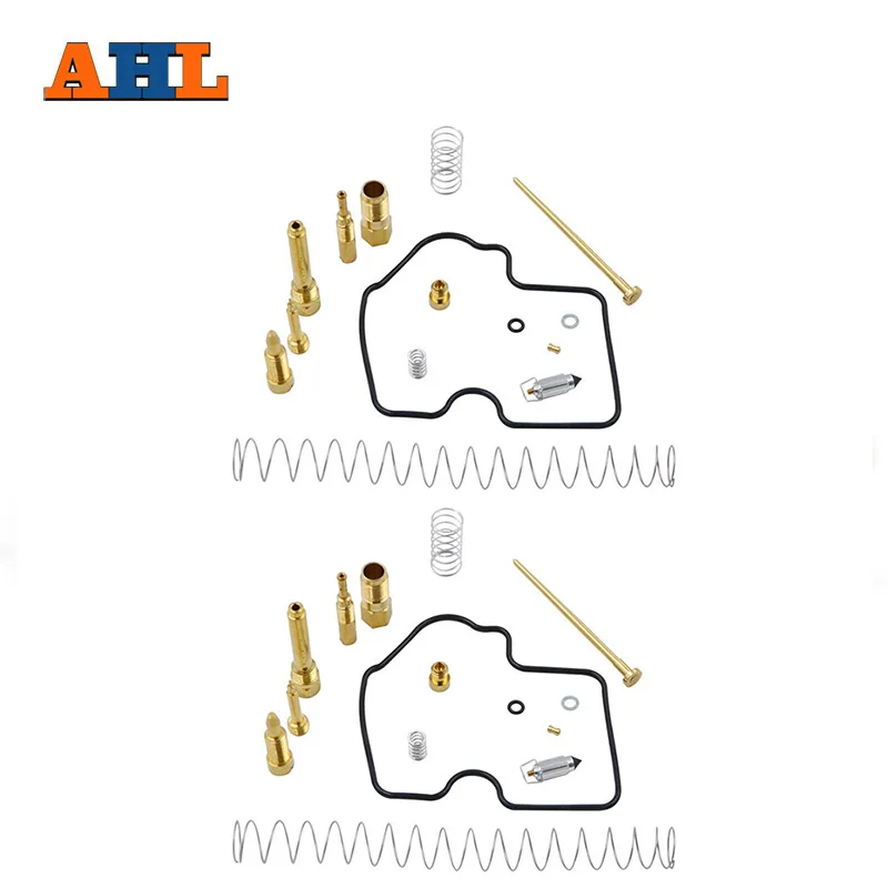 

AHL 2 Sets Carburetor Rebuild Repair Tool Kit For Kawasaki 1003-0094 15003-1755 Prairie 650 KVF650 KVF700 Brute Force 650
