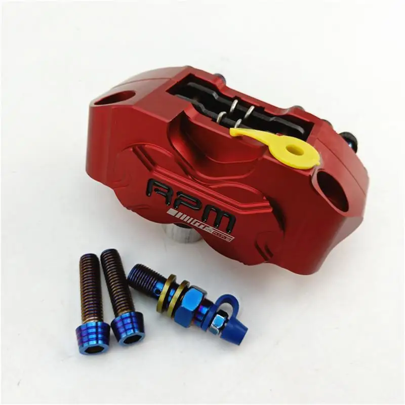 Motorcycle Rpm Brake Caliper Brake Pump 4 Piston 82mm Mounting For Yamaha Kawasaki Scooter Rsz Jog Force Dirt Bike