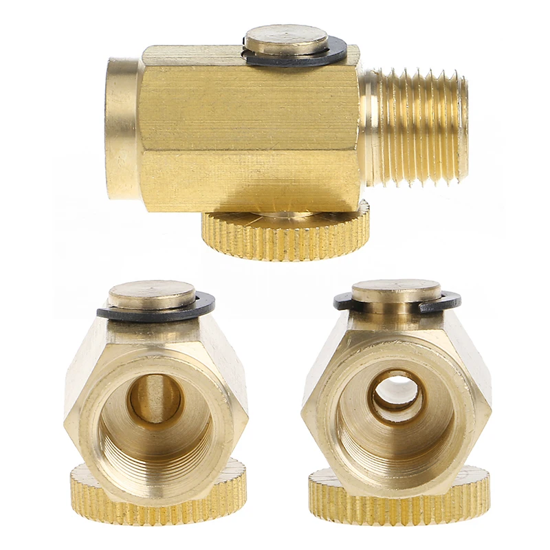 1/4\'\' NPT Brass Compressed Air Pressure ValveInline Regulator Tool M05 dropship