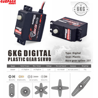 SURPASS Hobby S0600P Plastic Gear 6KG Digital Servo for RC 1/10 1/12 1/14 High-Speed RC Car Aircraft RC Boat Smart Robot