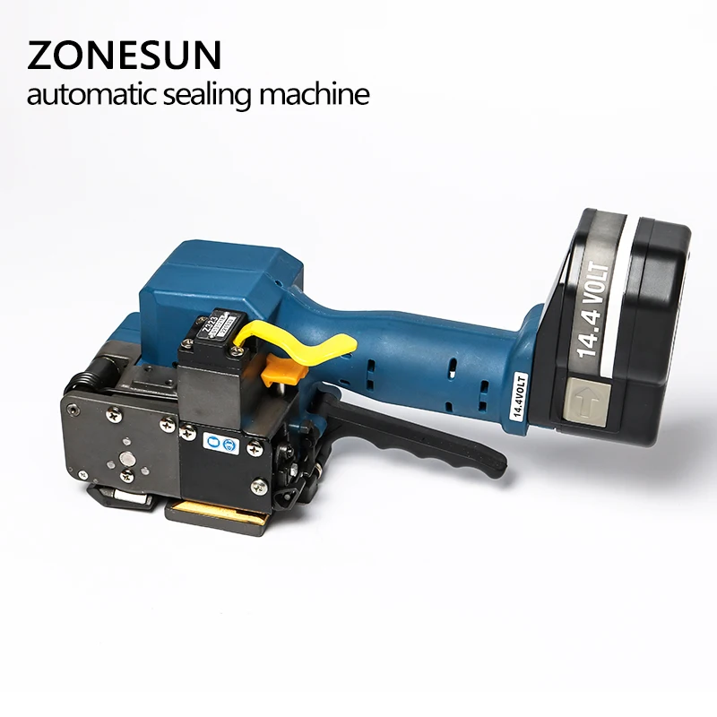 ZONESUN  P323 Portable Electric Strapping Tool Battery Powered Plastic Friction Welding Hand Strapping Tools for 16-19MM Strap