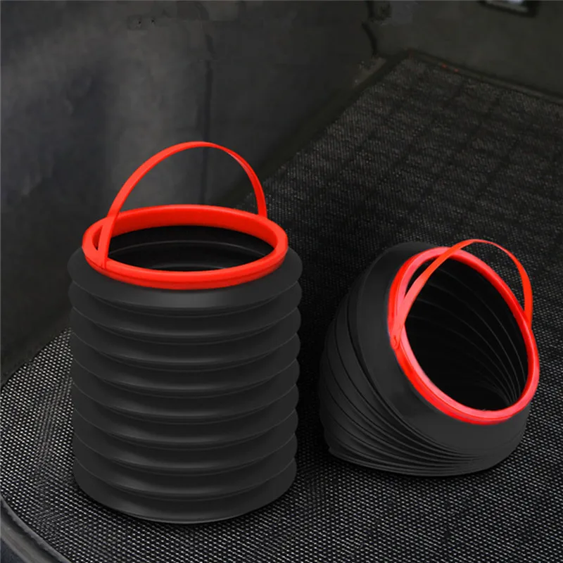 Car Foldable Trash Can Bin Holder Case For Renault Koleos Fluenec Kangoo Latitude Sandero Kadjar Captur Talisman Megane RS