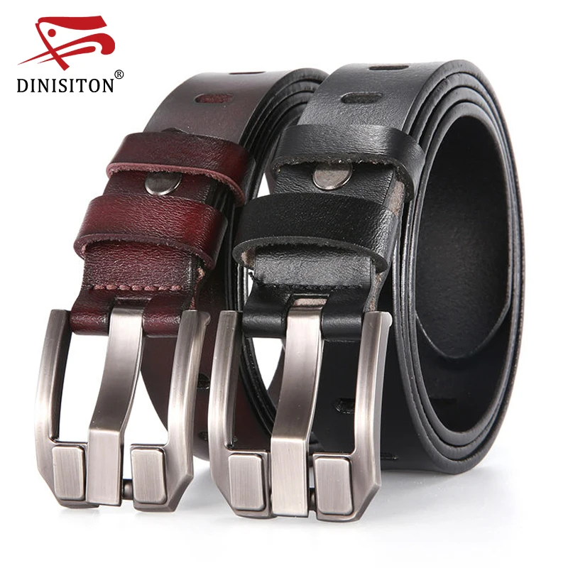 DINISITON Women\'s Belt Genuine Leather Belts Ladies Luxury Brand Retro Strap Fashion High Quality Cowgirl Female Belt For Jeans