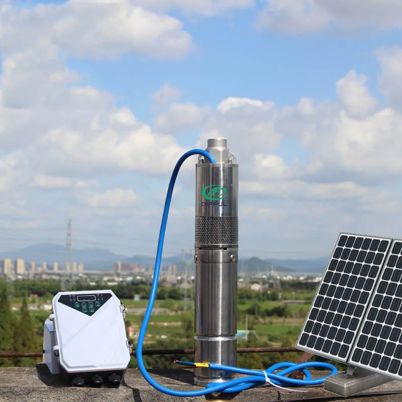 solar pump water 3 inch 70m solar pump 36v dc solar submersible pump solar powered submersible water pump solar pump system