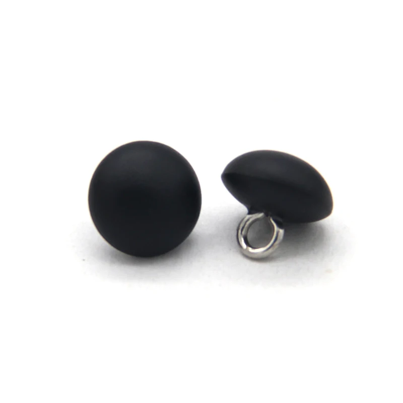 HENGC Black Oval Faux Plastic Pearl Buttons For Clothing Women Blouse Shirt Dress DIY Decorative Sewing Accessories Wholesale