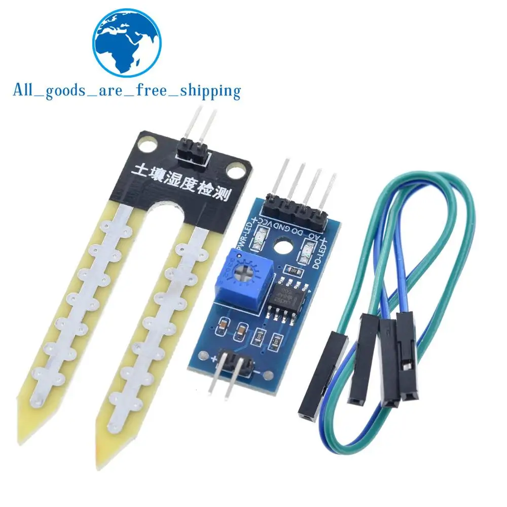 Smart Elektronica Bodemvocht Hygrometer Detectie Vochtigheid Sensor Module Voor Arduino Development Board Diy Robot Slimme Auto