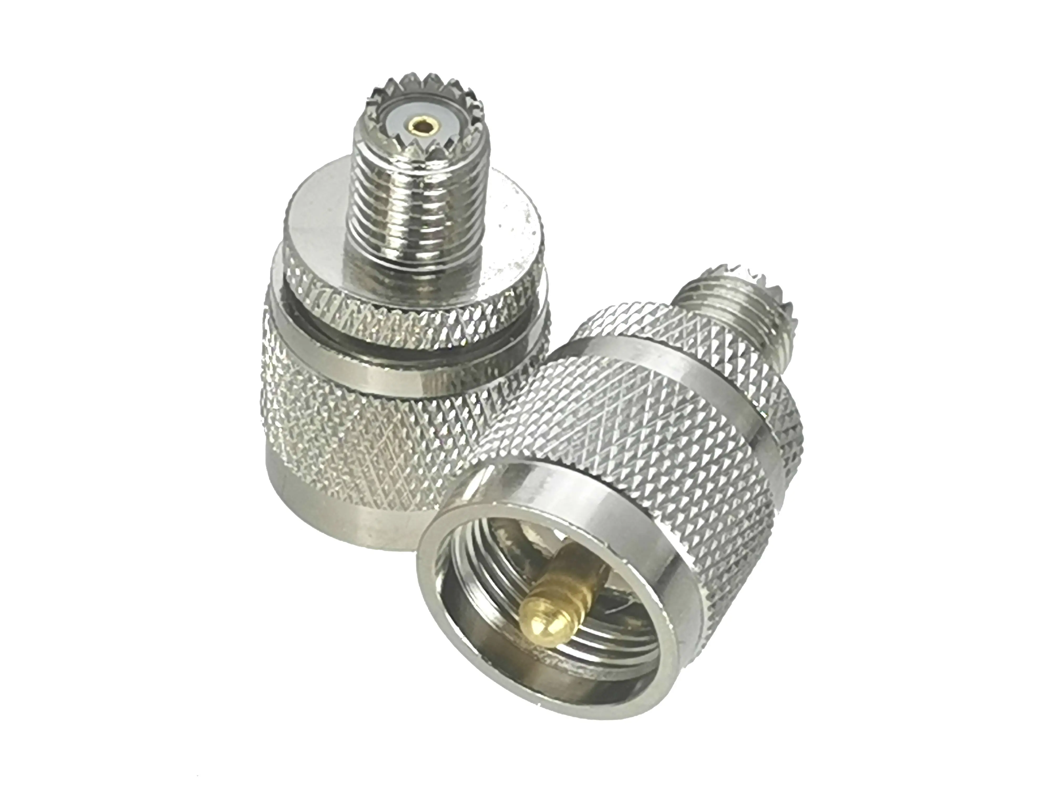 

10Pcs Mini UHF miniUHF Female Jack to UHF PL259 Male Plug RF Adapter Connector Coaxial High Quanlity 50ohm