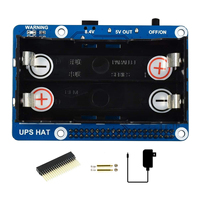 5V UPS Uninterruptible Power Supply Expansion Board HAT Starter Kit for RPI Raspberry Pi 3 Model B Plus 4 3B , No 18650 Battery