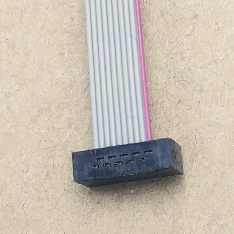 10pcs 15Cm 10-Pin 1.27mm Pitch IDC Socket Extension Flat Ribbon Cable Wire for ISP JTAG