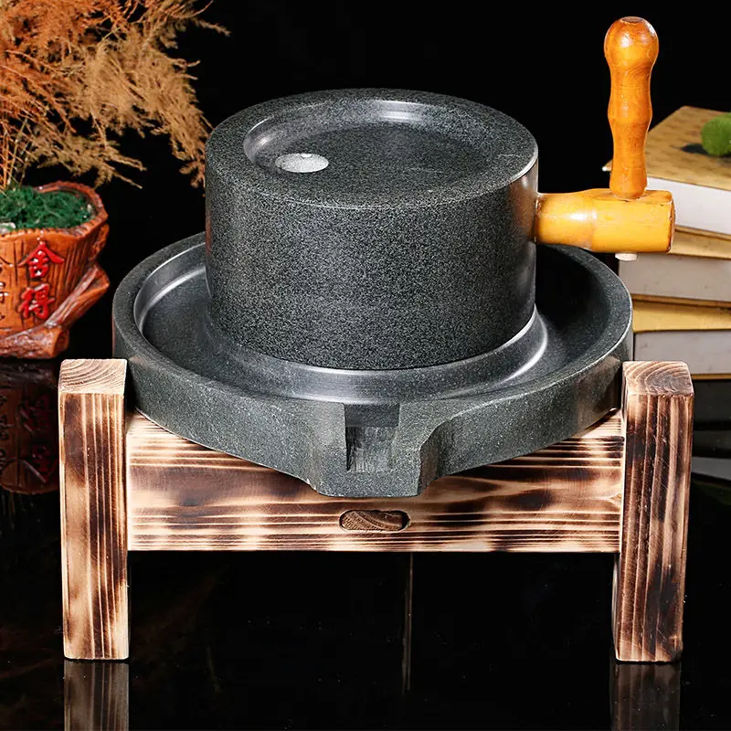 Kleine hause mühle soja milch maschine soja saft brecher grain stein schleifen vintage lebensmittel ricemilk Tofu Frühstück maker Soja Milch