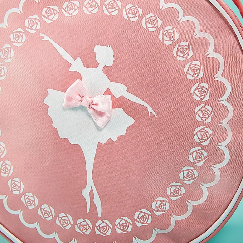 Розовые балетные танцевальные сумки, спортивная сумка через плечо для девочек, Детский рюкзак, наплечная сумка для девочек, сумки для одежды, обуви, платья