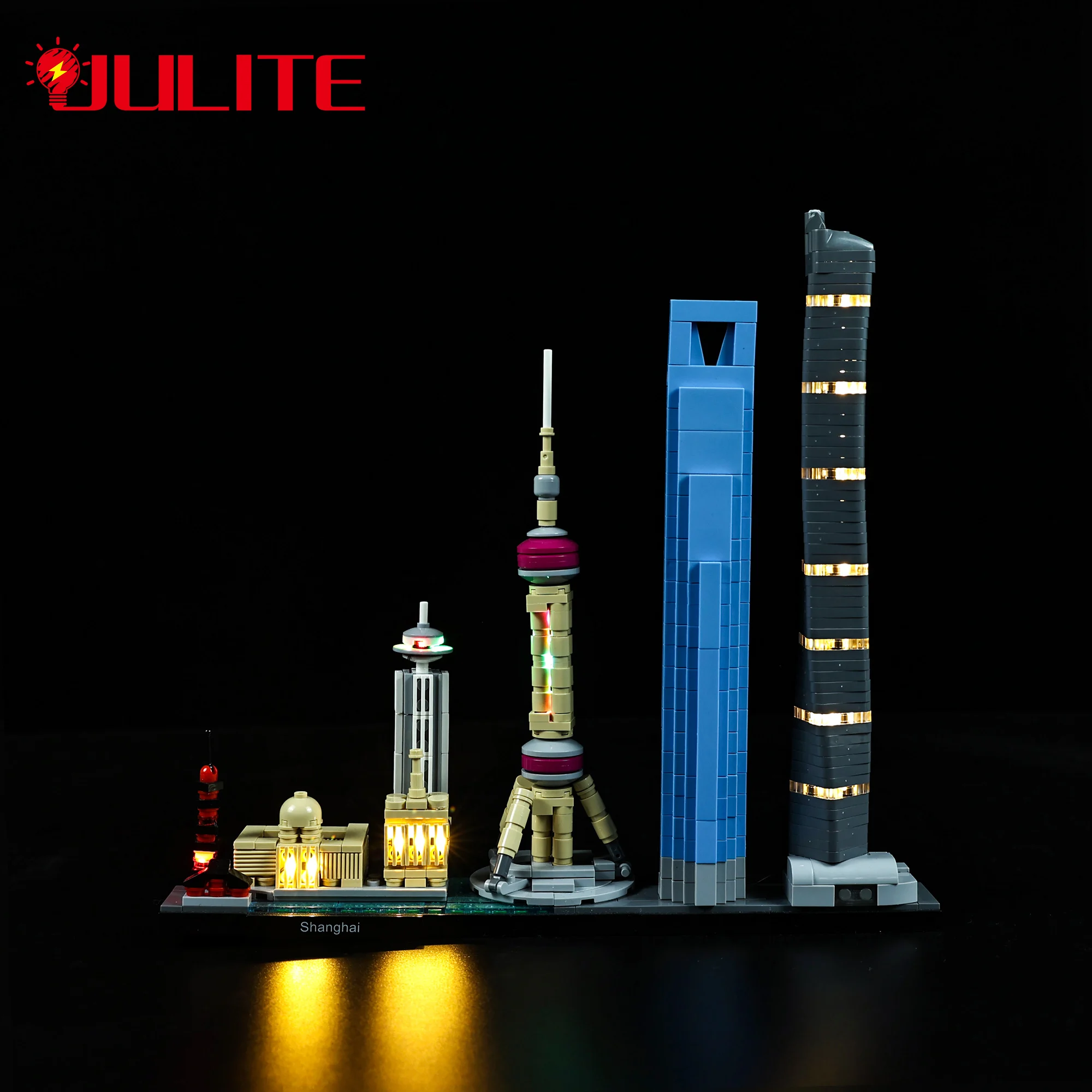 Kit luci a Led per architettura Shanghai compatibile con 21039 giocattoli Set di giocattoli fai-da-te (blocchi non inclusi)