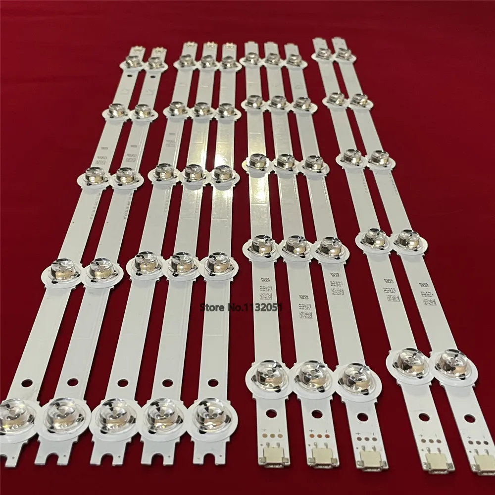 Tira de luces LED de iluminación trasera, accesorio para Panasonic TX-47AS650E TX-47ASM651 TX-47AS650B 47AS740B 6916L-1811A 1812A 1813A 1814A, 10 unidades