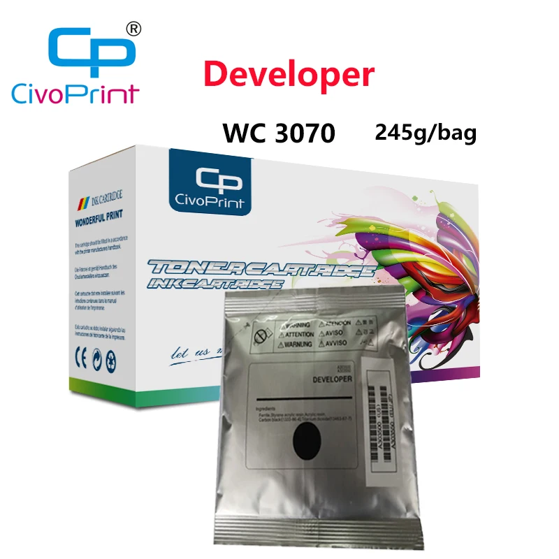 

Civoprint compatible Xerox WC 3070 Black Developer for Xerox DC IV3070/4070/5070/3065/2065/2060/2058/3060