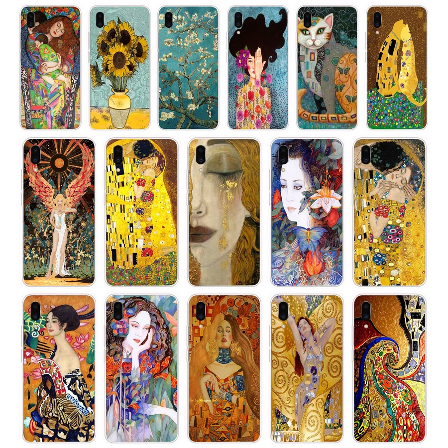 097FG the kiss Gustav Klimt Painting gift Soft Silicone Tpu Cover phone Case for Meizu Pro 7 Plus X8 C9 Pro Note 9 case