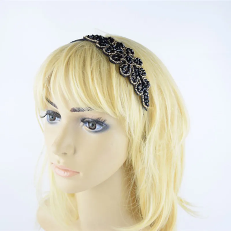 Retro Flower Leaf Headband Hair Band Headwear Trendy Classic Golden Leaves Goddess Bridal Hair Styling Accessories Wholesale