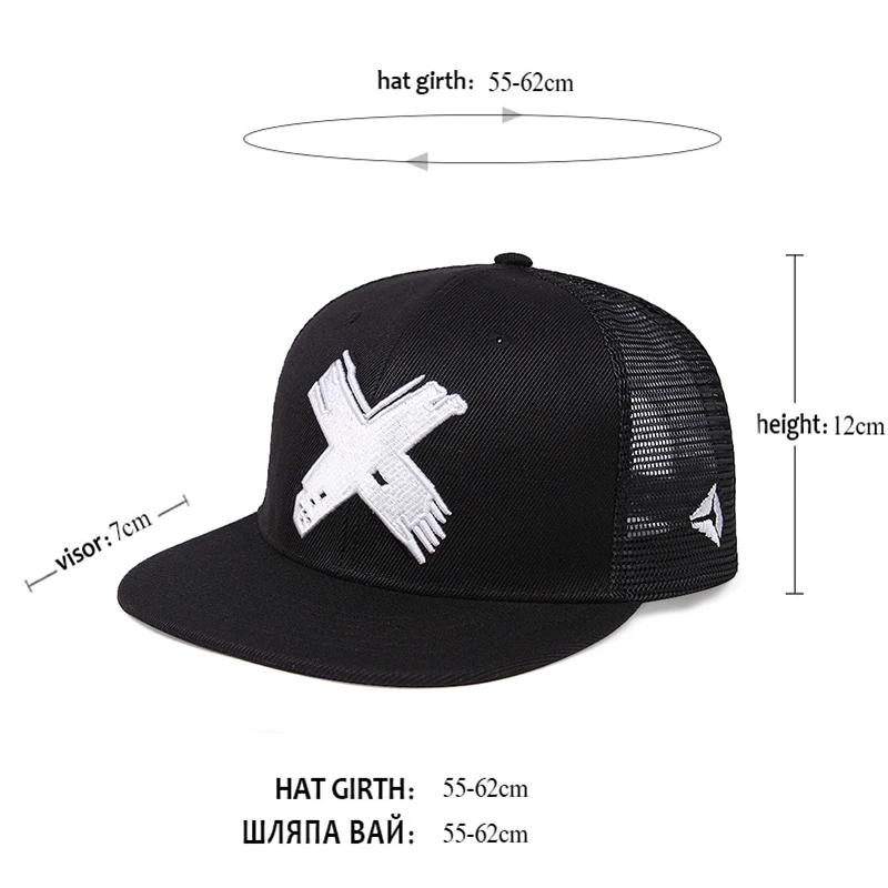 The Latest Fashion Men\'s And Women\'s Hats Adjustable Baseball Cap Hip-hop Hat Bounce Cap