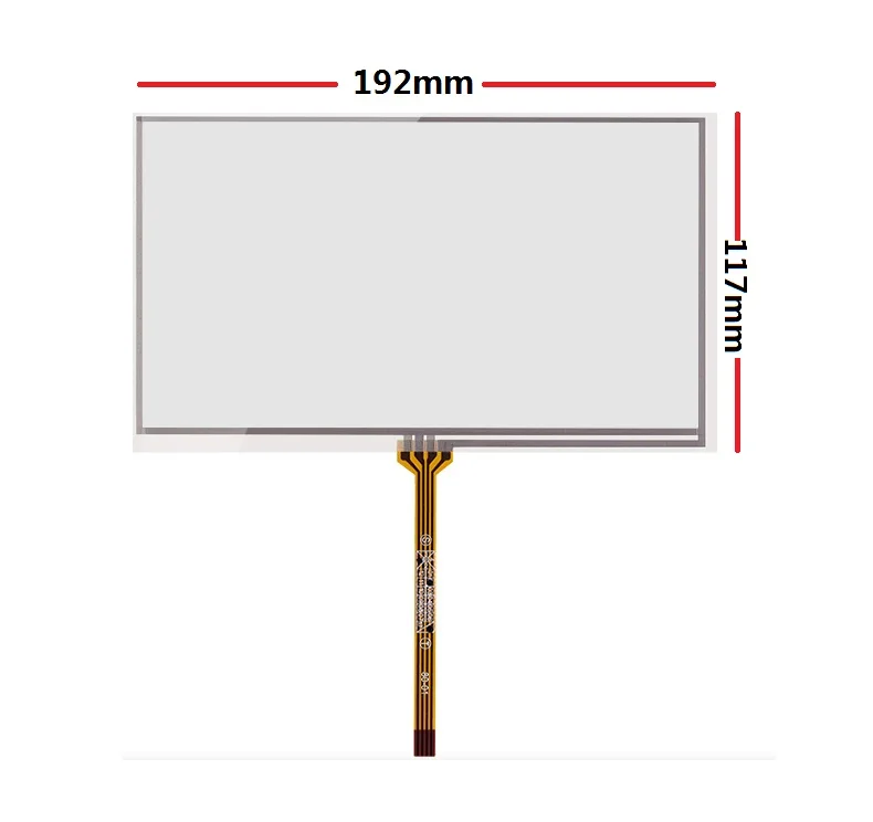 

New 8-inch ultra-thin 0.5mm soft screen is suitable for the original car screen upgrade touch 192*117mm