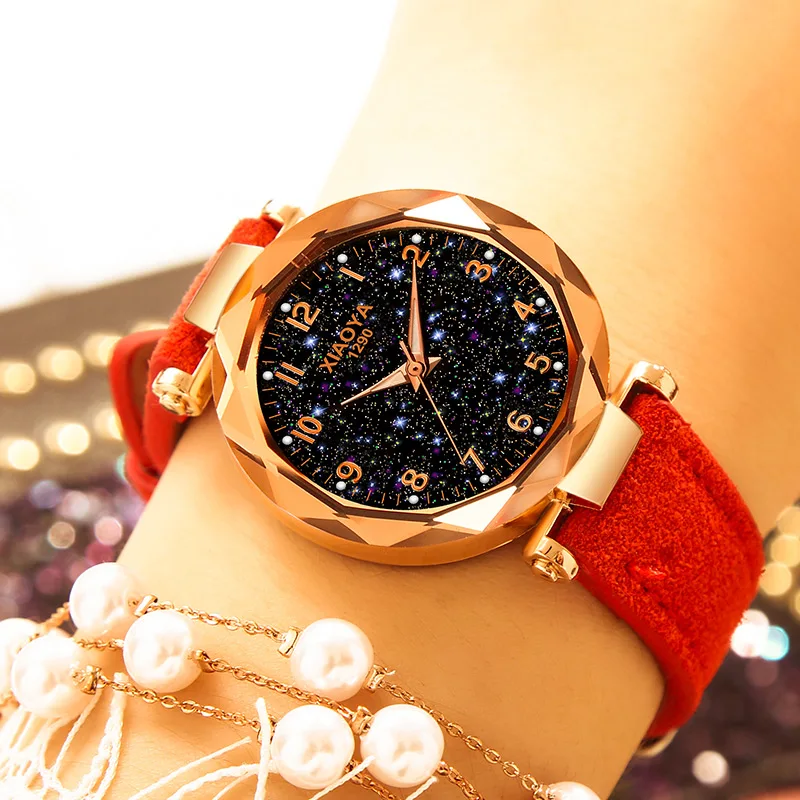 Luxury Brand Timepieces Nice Women Wrist Watch for Women Ladies starry sky Quartz Watch Wrist Watch Women's Watch Women