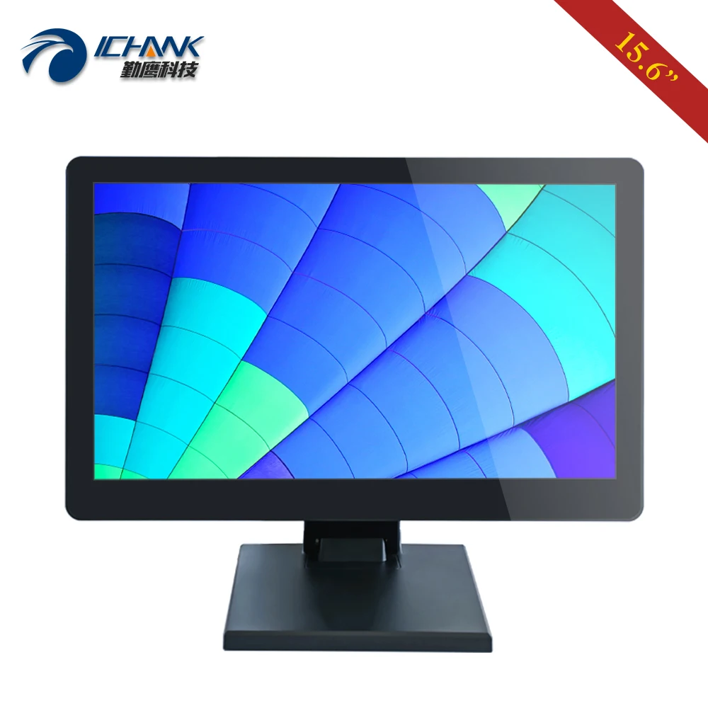 

15.6" inch Display 1920x1080 16:9 IPS HDMI-in Pure Flat Waterproof LCD Widescreen PC Monitor with Metal Folding Base ZP156JN-252