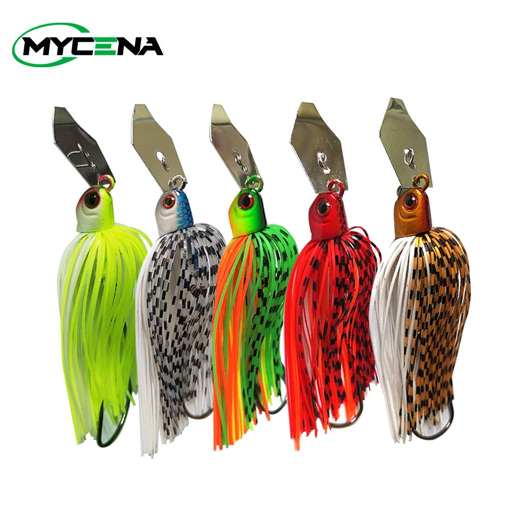 Mycena 9G/13G/16G/19G Chatter przynęta spinner przynęta bez chwastów przynęta wędkarska Buzzbait wobbler chatterbait dla okoni szczupak walleye ryby