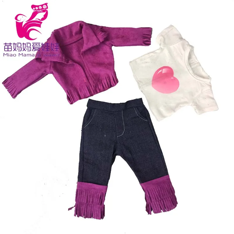 43cm Doll Clothes Coat Nenuco Ropa Y Su Hermanita 17 Inch Baby Dolls Jacket Children Girl Birthday Gifts