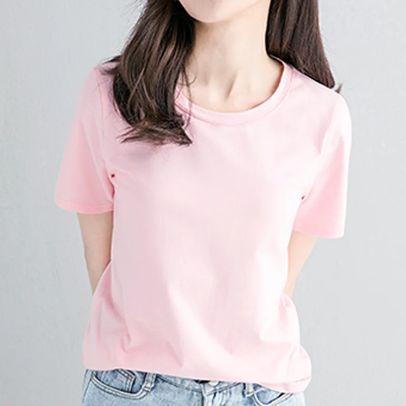 MRMT 2024 Brand Summer New Women\'s T Shirt Short Sleeved Loose Cotton Half-sleeved T-shirt for Female Pure Color Tops T-shirt