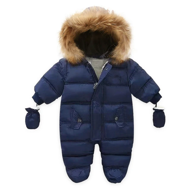 2024 New Born Baby Winter Clothes Baby Jumpsuit  Hood Inside Fleece  Baby Girl Clothes Baby Boy Clothes Baby Clothes Baby Romper