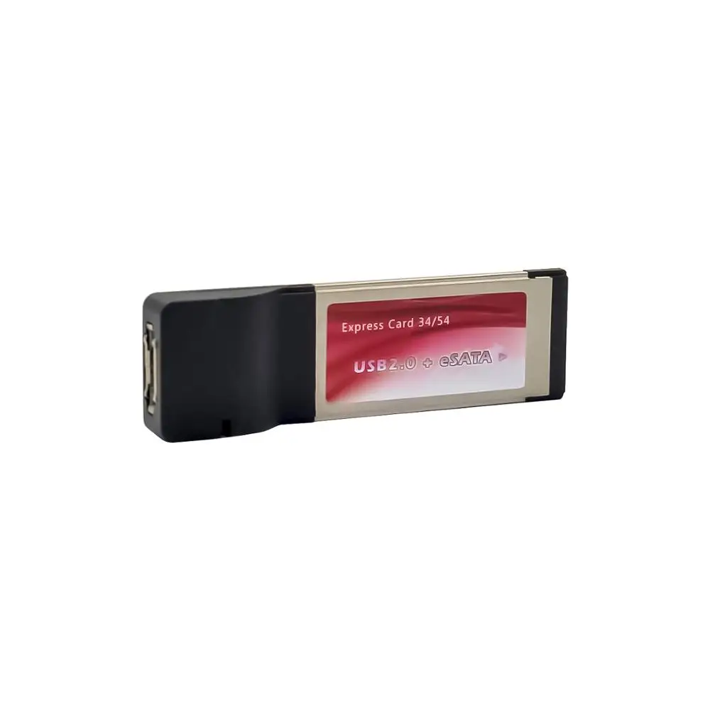 Express Card ExpressCard 34mm to usb2.0+eSata Hard Disk SSD Adapter e SATA sil3531 Chipset