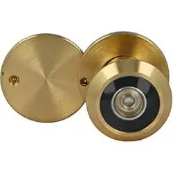 PHS Brass 220-degree Door Viewer 14mm With Heavy Duty Privacy Cover For 1