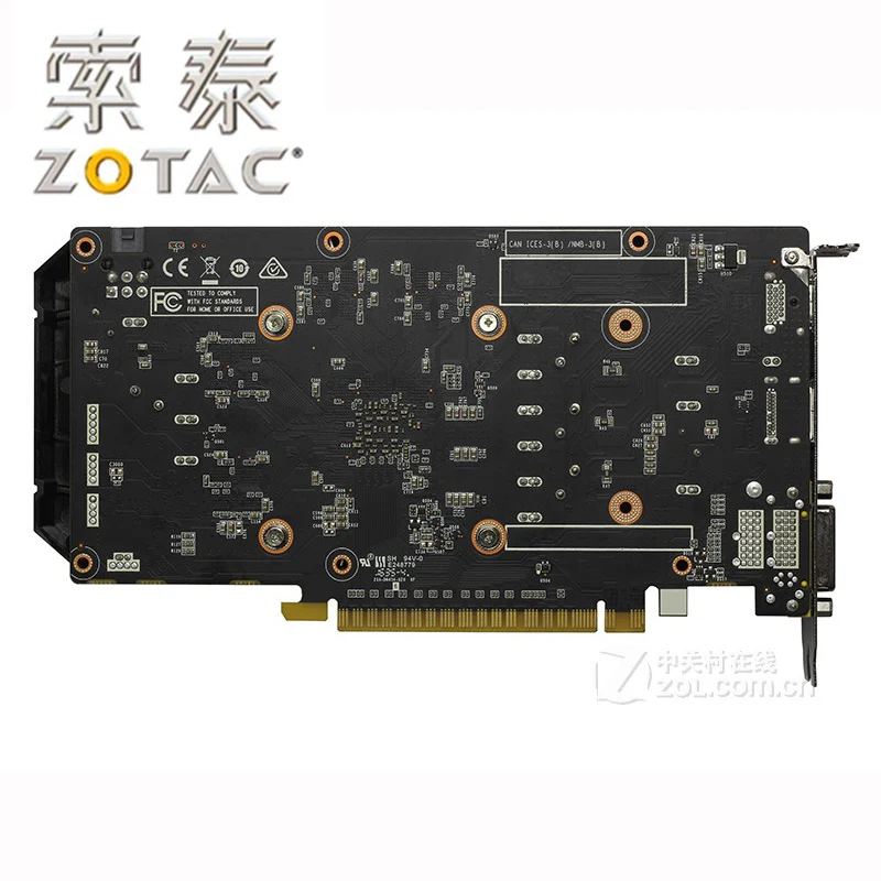 Imagem -02 - Zotac-placa de Vídeo Gtx 1050ti 4gd5 128bit Gddr5 Placa de Vídeo com 4gb Hdmi Dvi Usada